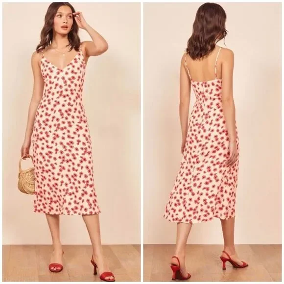 Reformation Alexandria Floral Dress Size 0 - Picture 1 of 8
